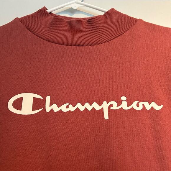 Champion Mock Neck Sweatshirt – Mauve/Taupe – Women’s Small - Picture 6 of 7